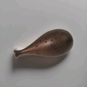 Vintage MCM Teak Wooden Hedgehog  Porcupine Toothpick Holder Denmark 1950-60s